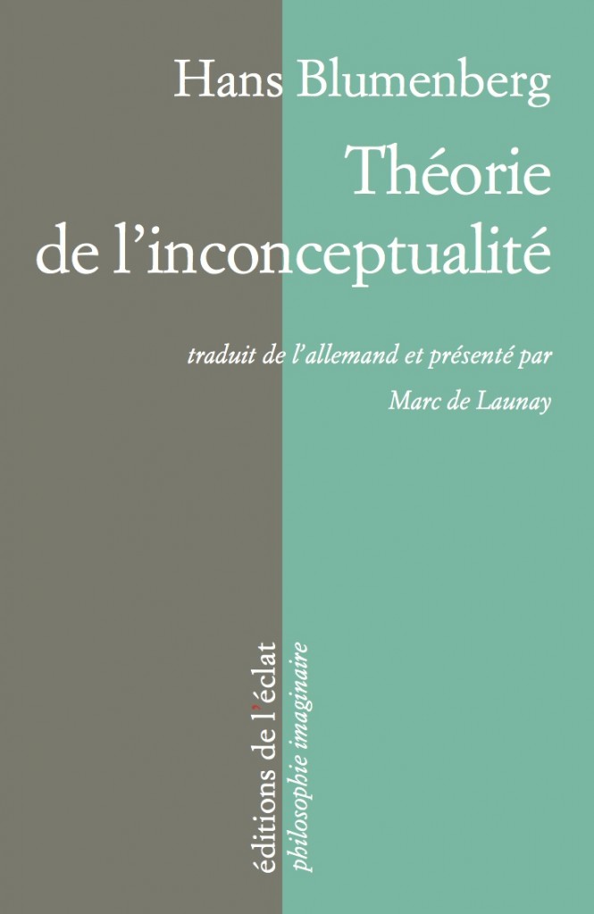 Théorie de l’inconceptualité Book Cover